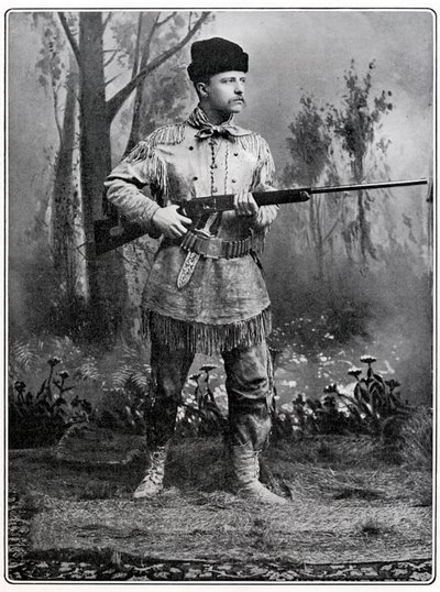 Theodore Roosevelt, amerikansk soldat og politiker, c1898 af Unbekannt