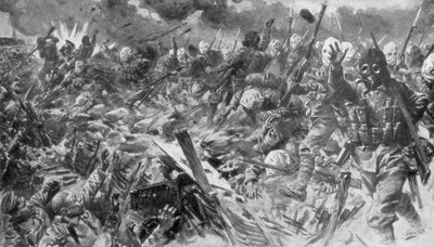 Tredje slag ved Artois, Frankrig, Første Verdenskrig, 25. september 1915, 1929 af Unbekannt