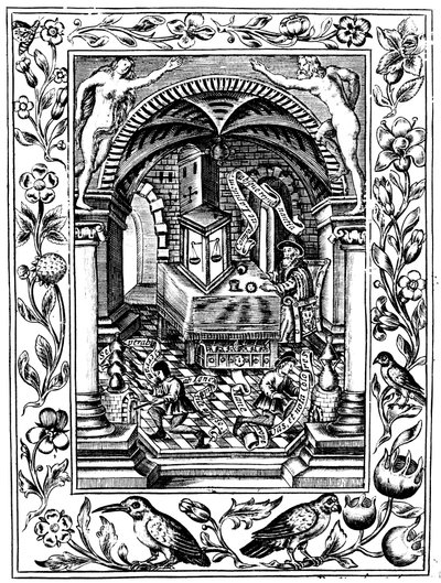 Thomas Nortons laboratorium, c1477 1652 af Unbekannt