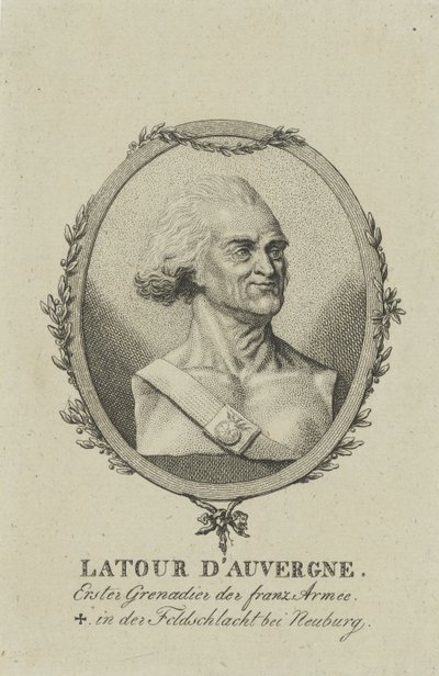 Théophile Corret de La Tour dAuvergne 1743-1800, ca. 1800. af Unbekannt