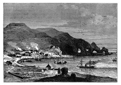 Thorshavn, Færøernes hovedstad, c1890 af Unbekannt