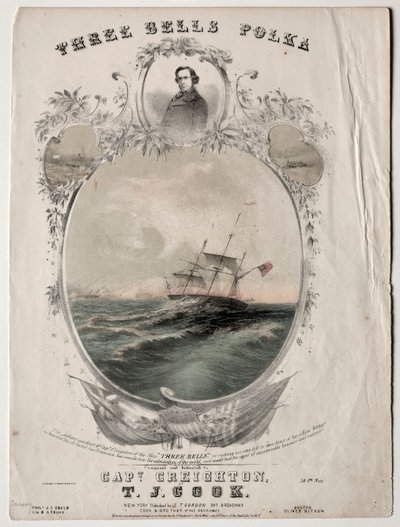 Three Bells Polka, 1854. af Unbekannt
