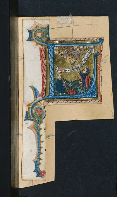 Tre stiklinger fra et missal, ca. 1470-1500. af Unbekannt