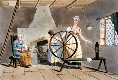 Tre generationer af kvinder, 1814 af Unbekannt