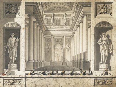 Tuileries Theatre, 1788 af Unbekannt