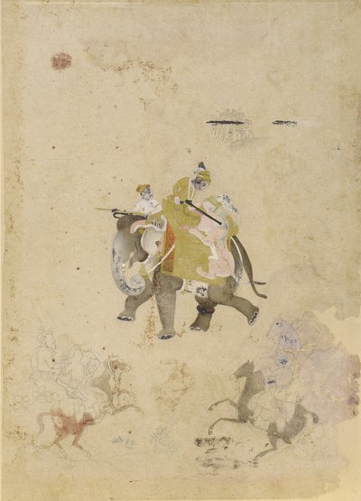 Tigerjagt, 1700-tallet. af Unbekannt
