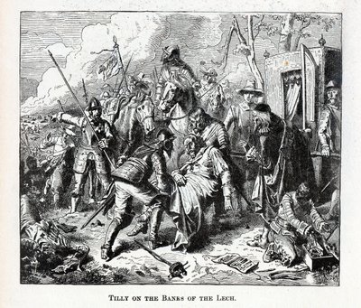 Tilly på bredden af Lech, 1882 af Unbekannt