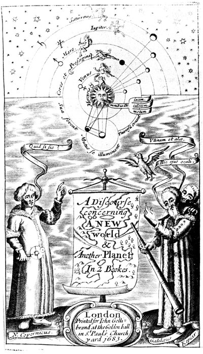 Titelside til A Discourse Concerning a New World & Another Planet af John Wilkins, 1683 af Unbekannt