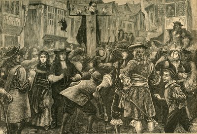 Titus Oates in the Pilory, 1685, 1897. af Unbekannt
