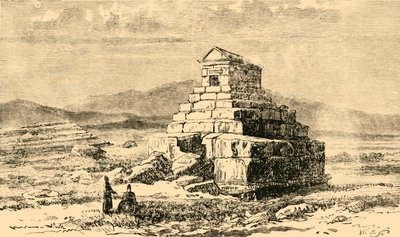 Kyros grav, 1890. af Unbekannt