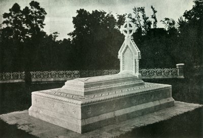 Graven af Lady Canning i Barrackpore, 1925. af Unbekannt