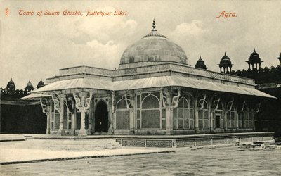 Sulim Chishtis grav, Kuttehpur Sikri. Agra. af Unbekannt