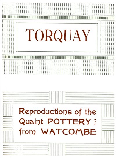 Torquay - Reproduktioner af det maleriske keramik fra Watcombe, 1919 af Unbekannt