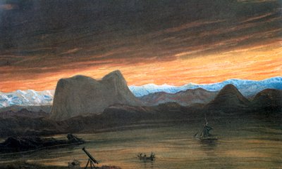 Total solformørkelse, 1851 1857 af Unbekannt