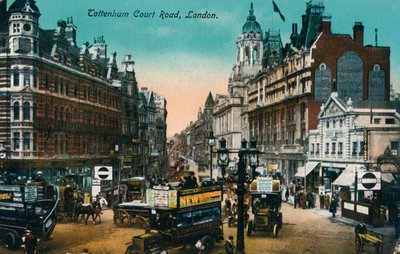 Tottenham Court Road, London, 1915, c1900-1930 af Unbekannt