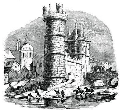 Tour de Nesle, Paris, 1600-tallet, 1870 af Unbekannt