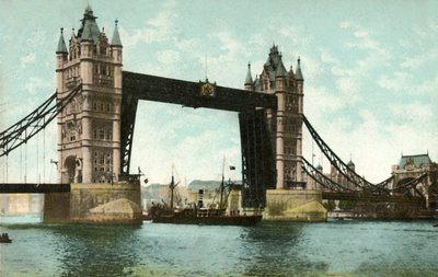 Tower Bridge, London, 1906. af Unbekannt
