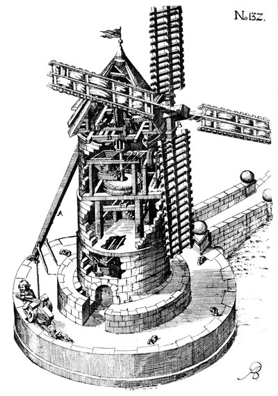 Tårnmølle, 1620 af Unbekannt