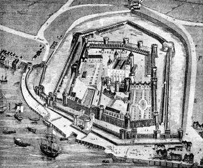 Tower of London, 1500-tallet 1909 af Unbekannt