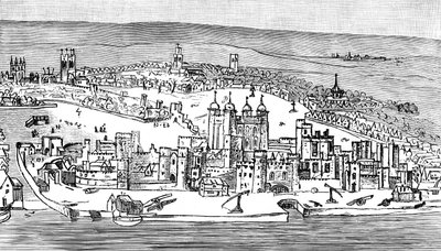 Tower of London, c1543, 1893 af Unbekannt