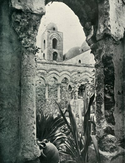 St Giovanni degli Eremiti-tårnet, Palermo, 1906. af Unbekannt