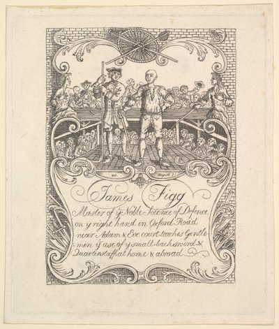 Handelskort til James Figg, 1790