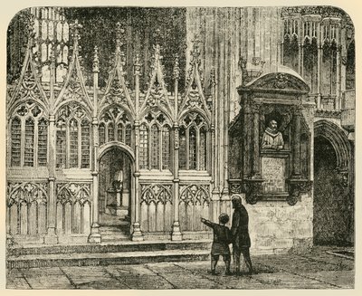 Transept of the Martyrdom, Canterbury Cathedral, 1890. af Unbekannt