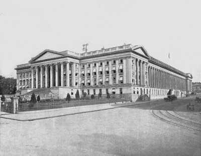 Treasury Building, Washington DC, USA, c1900. af Unbekannt