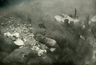 Skyttegravekrig i Argonne, 1919. af Unbekannt