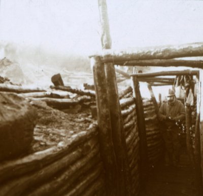 Skyttegrave, Artois, Nordfrankrig, c1914-c1918 af Unbekannt