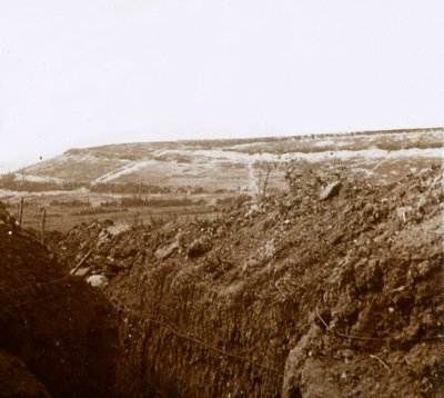 Skyttegrave, c1914-c1918 af Unbekannt