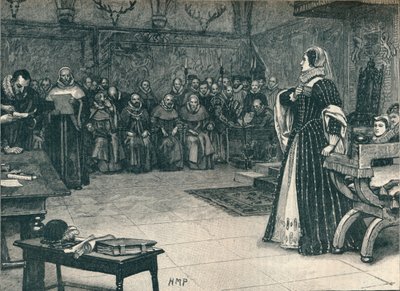Retssag mod Mary Queen of Scots i Fotheringhay Castle, 1586 1905. af Unbekannt
