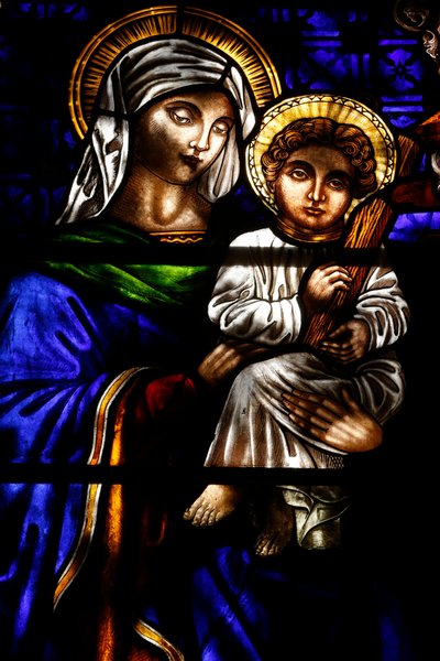 Trinity Church - Virgin Mary and Jesus, New York, USA af Unbekannt