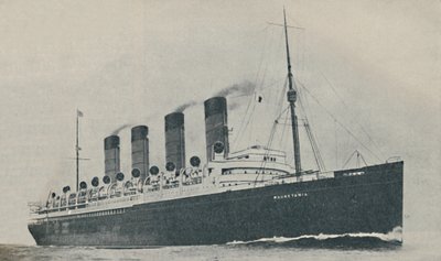Triumferende i tyve år. Mauretanien, bygget i 1907, c1927, 1936 af Unbekannt