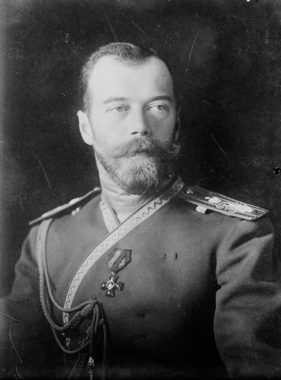 Zar Nicholas II af Rusland, 1909. af Unbekannt