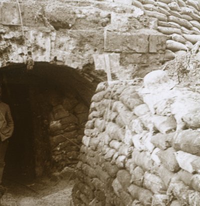 Tunnel, Mt Helmet, Frankrig, c1914-c1918 af Unbekannt