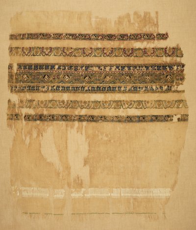 Turban eller sjalafslutning med tiraz og guld, 1094. af Unbekannt