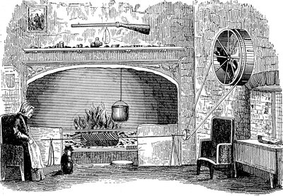 Turnspit hund på arbejde, c1880 af Unbekannt