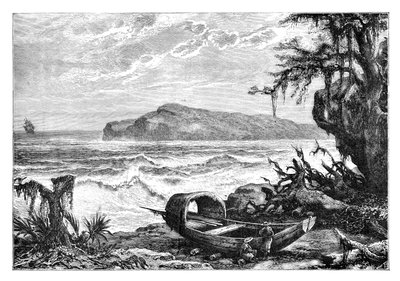 Turtle Island, udsigt taget ved mundingen af de tre floder, c1890 af Unbekannt