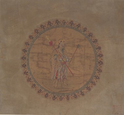 Zwölf Entwürfe für runde Spiegel von Unbekannt