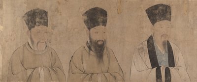 Femogtyve busteportrætter af berømte lærde, 1500-tallet. af Unbekannt