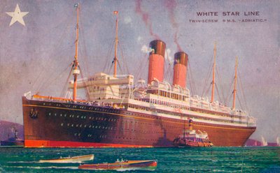 Twin-Screw RMS Adriatic of the White Star Line, c1907 af Unbekannt