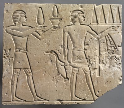 To offerbærere, ca. 667-647 f.Kr. af Unbekannt