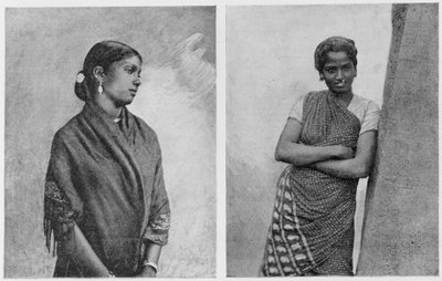 Typer af Ceylon kvinder af Unbekannt