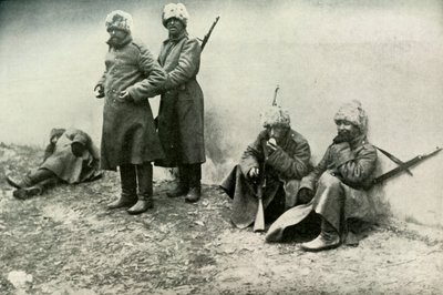 Typer af den russiske hær, 1919. af Unbekannt