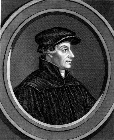 Ulrich Zwingli, guddommelig schweizisk reformation, c1530 1851 af Unbekannt