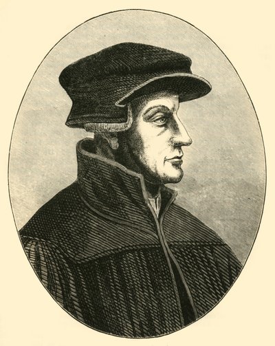 Ulrich Zwingli, c1500-1530, 1890. af Unbekannt