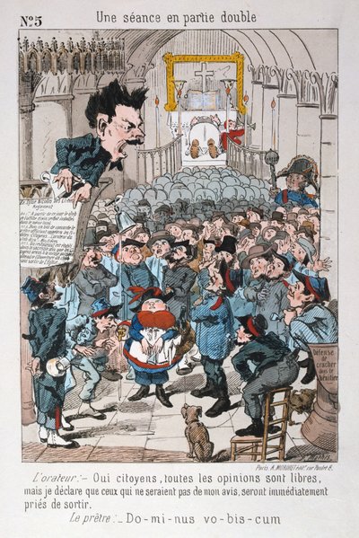 En dobbelt delsession, 1871. af Unbekannt