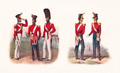 Uniformer af 86. Regt., 1842, og Regt., 1848, 1904 af Unbekannt