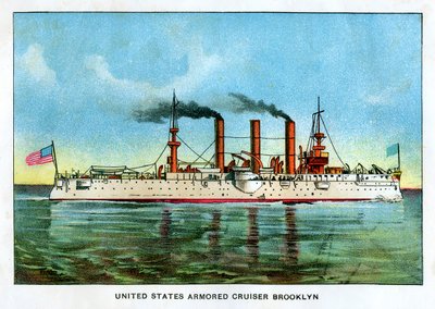 United States Armored Cruiser Brooklyn, c1890